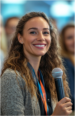 Woman speaking - Influential Women